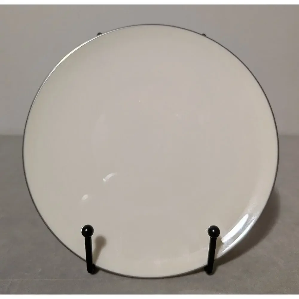 Lenox Olympia Platinum X303P Fine China Lot - 3 Salad Plates & 2 Dessert Plates